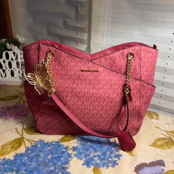 Pink Michael Kors large shoulder bag - Picture 2 of 5